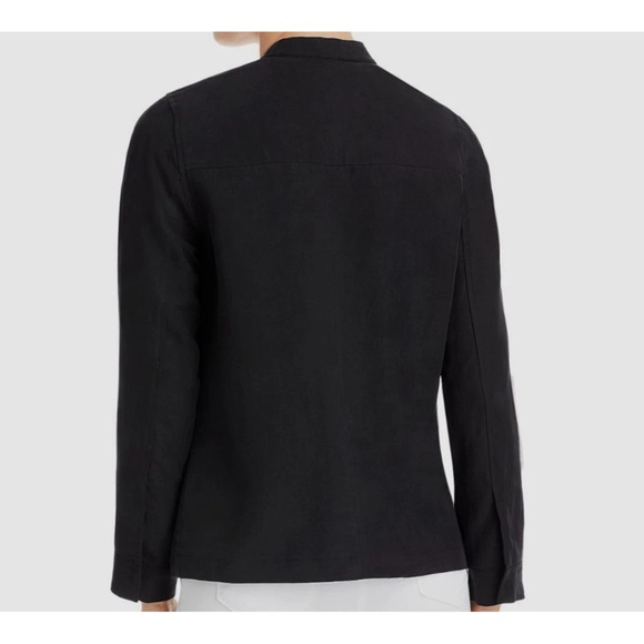 Kobi Halperin Black Starr Snap-Front Military Utility Shirt Jacket Size Large - Picture 3 of 11